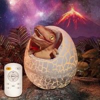 Bybmorto Galaxy Projector Star Projector Light-Dinosaur Egg Aurora Starry Ceiling Projector With Timer, Room Decor,Gift For Christmas, Halloweens, Birthdays, Party, Brown