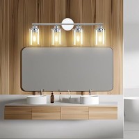 Porphyions Bathroom Light Fixtures Vanity Lights Chrome Bathroom Lights Over Mirror Chrome Vanity Light For Bathroom 31Chrome