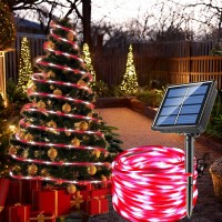 Solar Rope Light Waterproof Ip65 39Ft 100Leds Outdoor Solar Christmas Lights For Party Garden Yard Home Wedding Christmas Hallow