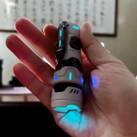 Manker Timeback Iii Rechargeable Pocket Edc Flashlight, Multiple Ways To Play, 4Pcs Led Source 2500 Lumen, Power By 18350 Battery, For Self Defense (Al Alloy, Cool White 6500K / With Battery)