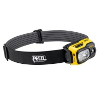 Petzl Swift Rl Head Flashlight 1100 Lumens Recharge Black And Yellow