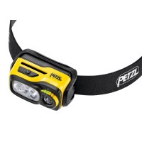 Petzl Swift Rl Head Flashlight 1100 Lumens Recharge Black And Yellow