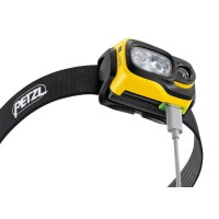 Petzl Swift Rl Head Flashlight 1100 Lumens Recharge Black And Yellow