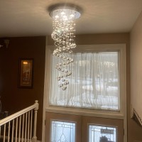 Elegance Spiral Chandelier For Dining Area Modern Swirl Raindrop Chandelier Light Fixture For Foyer Hallway Crystal Chandeliers