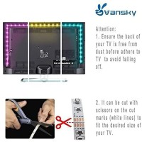 Vansky Led Strip Lights Bias Lighting For 4060 Inch Tv 3Ft Rgb Usb Powered Led Light Strip With Remote Tv Backlight Kit For F