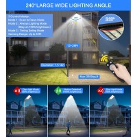 Cedio Solar Street Lights Outdoor Waterproof Solar Parking Lot Lights 7000W 460000 Lumens Led Commercial Street Light Solar Pow