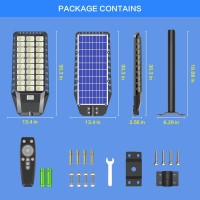 Cedio Solar Street Lights Outdoor Waterproof Solar Parking Lot Lights 7000W 460000 Lumens Led Commercial Street Light Solar Pow