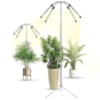 Taurusy Grow Lights For Indoor Plants Full Spectrum With Detachable Tripod Stand 1055 Inches Height Adjustable Stand And Deskt