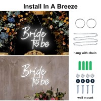 Bride To Be Neon Sign For Backdrop Led Light Signs For Wall Decor Usb Powered Bride To Be Sign Gift For Bridal Shower Wedding