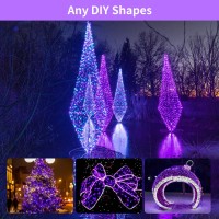 Solar Fairy Lights Outdoor 6 Pack 50Ft 130Led Each Solar Sring Lights Outside Waterproof 8 Modes Copper Wire Twinkle Lights So