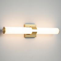 Aijiasi Bathroom Vanity Light Fixtures Over Mirror 28W Gold Bathroom Light Fixtures With Acrylic Shade 228 Inch Led Vanity Li