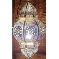 Moroccan Ceiling Fixture Pendant Home Lantern Lighting Lamp Vintage Design Handamade Moroccan Gold Lighting Lamps (20