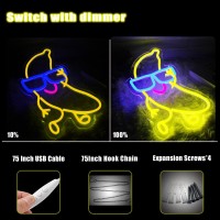 Dancing Banana Neon Sign Banana Neon Light Led Neon Sign For Wall D Cor Dimmable Led Neon Light For Bar Restaurant Music Concer