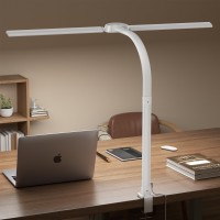 Led Desk Lamp With Usb Charging Port Architect Task Dual Lamps For Home Office With Atmosphere Lighting 24W Ultra Bright Modern