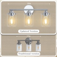 Porphyions Bathroom Light Fixtures Vanity Lights Chrome Bathroom Lights Over Mirror Chrome Vanity Light For Bathroom 20 Chrome