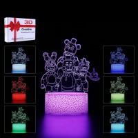 3D Night Light Led Table Lamp 16 Colors Changing With Remote Smart Touch Room Decoration For Kids Fans Christmas Birthday Gift