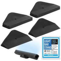 Impresa 4 Pack Ambient Lighting Angled Noslip Feet For Philips Hue Light Bar Mood Lighting Stand For Philips Hue Play Light B