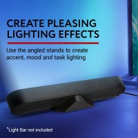 Impresa 4 Pack Ambient Lighting Angled Noslip Feet For Philips Hue Light Bar Mood Lighting Stand For Philips Hue Play Light B