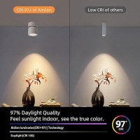 Aisilan Led Ceiling Spot Lights Indoor Dimmable 2 Pack Upgrade Your Living Room Or Bedroom With Adjustable Modern Wall Spot Li