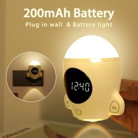 Qanyi Bathroom Night Light Plugin Led Wall Space Lights With Remote Touch Control Adjustable Brightness Kid Gifts Ideas Fun