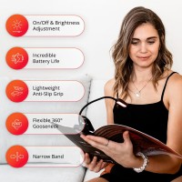 Mito Red Light Red Light Book Light Book Lights For Reading At Night Rechargeable Book Light Clip On Reading Light Flexi