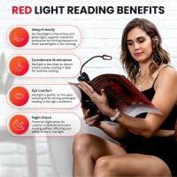 Mito Red Light Red Light Book Light Book Lights For Reading At Night Rechargeable Book Light Clip On Reading Light Flexi