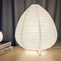 Yy Yearchy Table Lamp Paper Lamp Able Lamp Standing Lamps With Rice Paper Shade For Bedroom Livingroom Peach