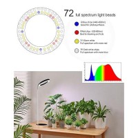 Yadoker Plant Grow Light For Indoor Plant Desk Led Grow Light Height Adjustable Automatic Timer With 81216 Hours 10Level Brig