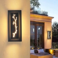 Zsmaiku 1 Pcs Outdoor Wall Sconce Exterior Lights Fixture Outdoor Wall Lights For House Led Wall Lights For Porch Patio Front D