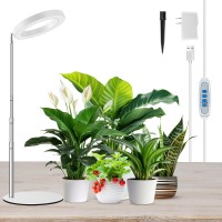 Kullsinss Grow Lights For Indoor Plants Full Spectrum 80 Leds Plant Light For Indoor Growing With 2 Mounting Options 6H 12H 16