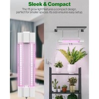 Sunco 1Ft Grow Light Led 10W Full Spectrum For Seed Starting Seedling Indoor Plants Plug In Suspended Fixture Link Up To