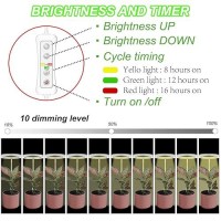 Yadoker Plant Grow Light Led Growing Light Full Spectrum For Indoor Plants Height Adjustable Automatic Timer 5V Low Safe Volt