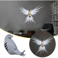 Isfiba 3D Animal Led Wall Lamp Creative Resin Carving Lamp Led Home Decoration Lamp Atmosphere Rendering Lamp For Study Bed