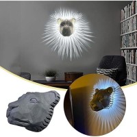 Isfiba 3D Animal Led Wall Lamp Creative Resin Carving Lamp Led Home Decoration Lamp Atmosphere Rendering Lamp For Study Bed