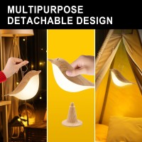 Vquand Small Bird Desk Lamp Cordless Night Lamp Dimmer Table Lamp With 3 Color Temperature And Touch Sensor Rechargeable Beds