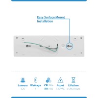 Nicor Lighting 12 Led Direct Wire Under Cabinet Light Dimmable Undercounter Led Lights For Kitchen Selectable Cct 2700K5