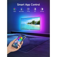 Kantutoe Led Lights For Tv 164Ft Tv Led Backlight For 5075In Rgb Tv Led Lights Behind Strip With Music Sync Bluetooth App A