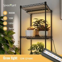 Speeplant Led Grow Light Strips T5 Grow Lights Full Spectrum 1Ft 3000K Led Grow Lights For Indoor Plants Plant Light With O