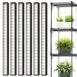 Speeplant Led Grow Light Strips T5 Grow Lights Full Spectrum 1Ft 5000K Led Grow Lights For Indoor Plants Plant Light With O