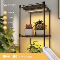 Speeplant Led Grow Light Strips T5 Grow Lights Full Spectrum 1Ft 3000K Plant Light Strip For Indoor Plants Plant Light With