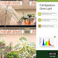 Aplant Led Grow Light 6101418H Timer Grow Lights For Indoor Plants Full Spectrum Dimmable Spacesaving Plant Light 3 Spect