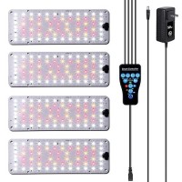 Aplant Led Grow Light 6101418H Timer Grow Lights For Indoor Plants Full Spectrum Dimmable Spacesaving Plant Light 3 Spect