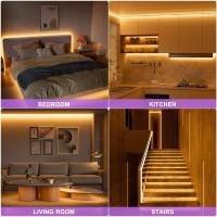 Miwise Cob Led Strip Light 20Ft61M Cri 90 Warm White 2700K High Lumen Dimmable Super Bright Flexible Dc24V Led Tape Light Wit