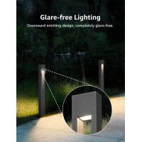 Sunvie Led Low Voltage Landscape Lights 3W Pathway Lights Low Voltage 12-24V Landscape Path Lights 3000K Cri 90+ Aluminum Waterproof Pathway Lighting For Walkway Garden Yard Etl Listed Cord, 12 Pack