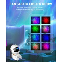 2024 Astronaut Galaxy Projector Star Projector Galaxy Night Light With Remote Control Starry Nebula Space Buddy Projector For