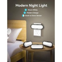 Tonitre Night Light Plug In Vintage Night Light Dusk To Dawn Sensor2 Pack Adjustable Brightness 0100Lm Soft White 3000K F