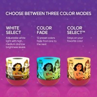 Disney Princess Led Tabletop Colorchanging Night Light Lamp Touch Sensor Moana Belle Jasmine Mulan For Kids Baby Bedroo