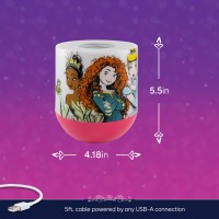 Disney Princess Led Tabletop Colorchanging Night Light Lamp Touch Sensor Moana Belle Jasmine Mulan For Kids Baby Bedroo