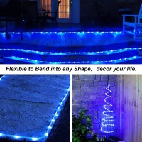 Fitybow Led Rope Lights Battery Operated String Lights 40Ft 120 Leds 8 Modes Hanging Fairy Lights Dimmabletimer With Remote For