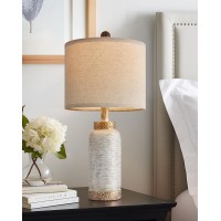 Gsafava Table Lamp For Bedroom Living Room 2025 Farmhouse Rustic Vintage Small Lamps Bedside Nightstand Light Home Office De